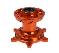 aluminium Front Wheel Hub compatible avec les motos et les jantes s'adapte SXF XCF excf xcw xcfw fe tc david mc ec ex 2023 modèles 36 taille(Orange Front)