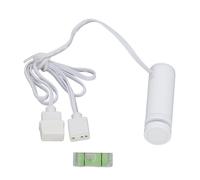 Aluminium Haut de Gamme en Alliage ABS magnétique Non Slip Base RGB LED lumière réglable 50 80mm 5V 3PIN ARGB Carte Graphique Support Réglable Hauteur GPU Support pour Cartes (Blanc)
