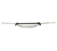 TRW Guidon Offroad Low Aprilia MX 125 07 Tracker Argenté 22 mm