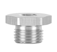 Aluminium M16 X 1,5 Mâle à 1/8NPT Femelle Pression du Capteur de Pression D'huile, Donne un Port de Pression D'huile 1/8 NPT, monté sur des Moteurs LS, avec un Adaptateur de