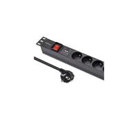 Aluminium PDU Rack 19" 1U 16A 54600