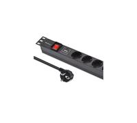 Aluminium PDU Rack 19" 1U 16A 54601
