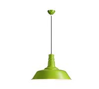 Aluminium Plafond Chandelier 1-Light Alimeure Creative Metal Pendant Lighting for Kitchen Island Dining Room Entryway Single Head Hanging Lamping, Vert