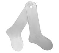Aluminium Plaque de Mise Argenté pour Chaussettes 2 Pièces | Séchage sans Plis, Maintien de Forme Solide, pour Buanderie et Chaussettes de Sport