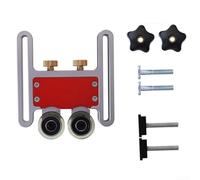 Aluminium pour guide de scie à table PlaFor Te wiFor Assemblage de roue à double roulement et ajustement pour les glissières de table pour #30 et #45 pour T-For Track MounFor Ting (B)