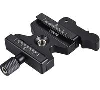 Aluminium Quick Release Plate with 1/4"" & 3/8"" Lever Type Taps, Compatible with Arca Standard Gimbal/Stand/Quick Release Plate (#1)