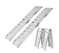 Aluminium Rampe Mobile Rampe pour Moto Rampe 400 KG 182 CM Pliable Rampe 2er Kit