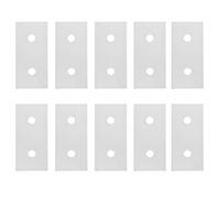 Aluminium Rejoignez des plaques 10pcs | Connecteur vertical de la série 2020/3030/4040 | Brassets de renforcement industriel pour structures de cadre en aluminium | 2 - Conception (4040)