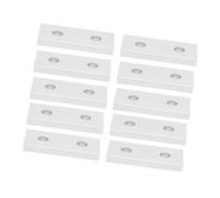 Aluminium Rejoignez des plaques 10pcs | Connecteur vertical de la série 2020/3030/4040 | Brassets de renforcement industriel pour structures de cadre en aluminium | 2 - Conception (2020)