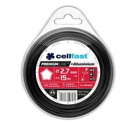 Aluminium renforcé par des particules Damil - profilé en étoile, 2,7 mm x 15 m, Cellfast