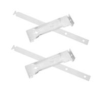 Aluminium Support de Gouttière avec Sangles Réglables 2 Pièces | Fixation Discrète, Bracket de Montage, Usage Extérieur, pour Canaux de Drainage et Pentes Variées