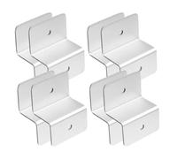 Aluminium Supports de Panneaux Solaires en Z 8 Pièces Réglables | Montage DIY Facile, Vis et Accessoires Inclus, Usage Extérieur pour Toitures de Carport et Kits 12v
