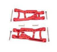 Aluminium Suspension Control Arms and Tie Compatible avec Une Mise à Niveau Compatible à l'échelle 1/10(Hind Arm Red)