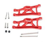 Aluminium Suspension Control Arms and Tie Compatible avec Une Mise à Niveau Compatible à l'échelle 1/10(Forearm Red)