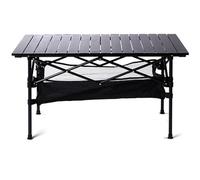 Aluminium Table Pliante De Pique Nique Portable, Pliable Table De Barbecue De Camping Exterieur Résistante Aux Intempéries pour Fête, Mariage, Jardin(95 * 55cm+String Bag)