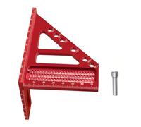 Aluminium Travail du Bois Carré Mesure Polyvalente Enseignement Instrument de Haute Précision Avec Clair