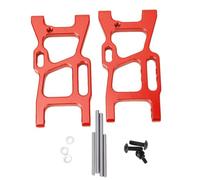 Aluminiumlegierung 1/14 Vorderer Schwingarm-Set, RC-Auto-Vorderradaufhängungsarme, präzise CNC-bearbeiteter vorderer Schwingarm für 1/14 SUV-Lkw, eloxiertes, langlebiges Upgrade (Rouge BE6014R)