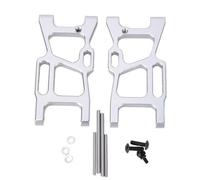 Aluminiumlegierung 1/14 Vorderer Schwingarm-Set, RC-Auto-Vorderradaufhängungsarme, präzise CNC-bearbeiteter vorderer Schwingarm für 1/14 SUV-Lkw, eloxiertes, langlebiges Upgrade (Couleur titane