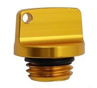 Aluminiumlegierung Öldeckelschraube für Motorrad Motor mit schneller Montage Verschleißfest direkt installierbar für Ölfach Ersatz Vielseitig Passend Farbwahl Rot Schwarz Blau Grün Gelb Grau (Jaune)