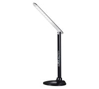 Aluminor Lampe de bureau Success - Led intégrée - 10W - Bras et tête articulés - Ecran digital - Noir