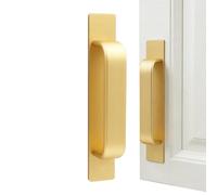 Aluminuм Alløy Cabinet Pull Handles - Self-Adĥesive No-Drilling Drawer Pulls | Rust-Resistant Tool-Free Installation | For Kitchen Cabinets, Drawers, Furniture, S/M/L Sizes, Modern Sleek Design