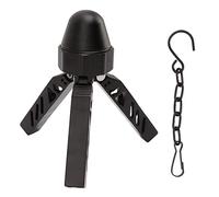 Aluminum Alloy A - Frame Tent Support Pole | Stable Geometric Structure for Pyramid Tents | Adjustable Camping Tripod for Outdoor Gear/Lights/Electronics | Lightweight Black