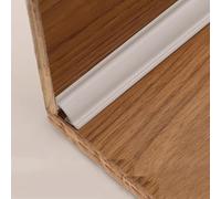 Aluminum Alloy Corner Strip, 0.9m, 3-Piece Decorative Joint Strips For Seamless Finish, Interior End Trim For Walls, Living Room, Bathroom & Home Decor(Porcelain white,3cmx0.9m)