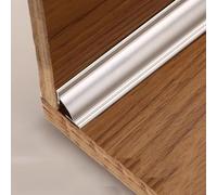 Aluminum Alloy Corner Strip, 0.9m, 3-Piece Decorative Joint Strips For Seamless Finish, Interior End Trim For Walls, Living Room, Bathroom & Home Decor(Bright silver,2cmx0.9m)