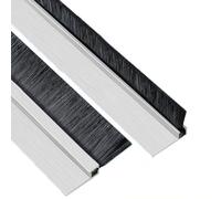 Aluminum Alloy Door Brush Sweep | Multiple Sizes for Garage and Roll-Up Door Sealing: Aluminum Alloy(Size(t),2.5cm)