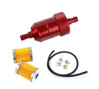 Aluminum Alloy Fuel Filter 50cc-250cc High Flow(Red)