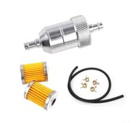 Aluminum Alloy Fuel Filter 50cc-250cc High Flow(Silver)