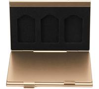 Aluminum Alloy Game Card Case 6 Slots Ultra Slim Portable Cartridge Holder for Switch Game Cards,Compatible with Switch 2021,Switch Lite (Gold)