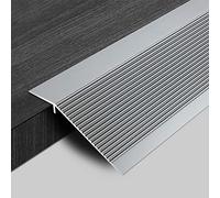 Aluminum Alloy Gap Covering Joining Strips,Transition Strip Doorways Threshold Reducer Edging Trim Strip, Smooth Transition Threshold Strips, Height Difference(Iron)