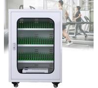 Aluminum Alloy Mobile Phone Charging Cabinet, Mobile Charging Cabinet for Cell Phone, Rechargeable Mobiles Phones Chargings Cabinets, Charger Storage for Up to 30/40/50 Units (30slots)