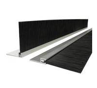 Aluminum Alloy Nylon Bristle Door Brush Sweep | 100cm, 1 To 20cm, T H F Types, Machine Cabinets And Thresholds: And Wind Resistance(2(f),12cm/4.72in)