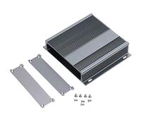 Aluminum Alloy Project Box | 6063 - T5 Industrial Enclosure for Electronics/Amplification Units/PCB Wiring | Water - Tight & Particle - Proof Junction Case 31x143x130mm Matte