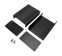 Aluminum Alloy Project Enclosure | 82.2x145x200mm DIY Electronic Case for PCB/Amplifier/Instrument | Split Design, Heat Dissipation & EMI Shielding