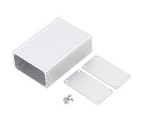 Aluminum Alloy Project Enclosure | Sandblasted & Oxidized Case for Electronics | Water - tight DIY Box for Circuit Boards/Amplifiers | Lightweight, 34.5x69x100mm