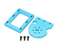 Aluminum Alloy RC Motor Base, L Shape Metal Motor Mounting Bracket, CNC Machined 30mm Motor Holder for 5892 58110 58113 70120 RC Cars with High Strength and Rust Resistant Design