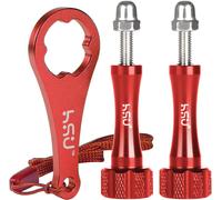 Aluminum Alloy Screw for GoPro, Expansion Screw for Action Cameras Hero 12/11/10/9/8/7/6/5/4/3 (Red)