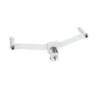 Aluminum Alloy Shift Lever 21cm CNC Machined Black(Silver) | CNC machined finish, 21cm length, aluminum alloy, right angle design, fitment