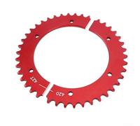 Aluminum Alloy Split Sprocket 42 Tooth Red Anodized