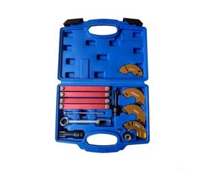 Aluminum Alloy Timing Locking Kit 14PCS Blue Silver