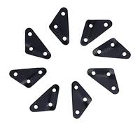 Aluminum Alloy Wind Rope Buckle 8PCS | Strong Three - Sided Rope Adjuster for Tents/Umbrellas/Awnings | 3 - Hole Locking Prevents Slippage | Camping & Hiking Accessories