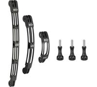 Aluminum Arched Extension Arm for GoPro Hero 12/11/10/9/8/7/6/5/4/3 and Other Action Cameras