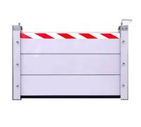 Aluminum Barrière Anti-inondation 72.5 82.5 92.5 102.5 112.5 122.5cm Kit De Barrière Anti-inondation Résidentielle Barrière De Protection Contre Les Crues Pour Porte(H 60,L 112.5cm)