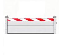 Aluminum Barrière Anti-inondation 79.5 89.5 99.5 109.5 119.5 129.5cm Kit De Barrière Anti-inondation Résidentielle Barrière De Protection Contre Les Crues Pour Porte(H 40,L 89.5cm)