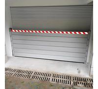 Aluminum Barrière Anti-inondation 79.5 89.5 99.5 109.5 119.5 129.5cm Kit De Barrière Anti-inondation Résidentielle Barrière De Protection Contre Les Crues Pour Porte(H 120,L 129.5cm)