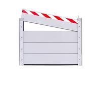 Aluminum Barrière Anti-inondation 79.5 89.5 99.5 109.5 119.5 129.5cm Kit De Barrière Anti-inondation Résidentielle Barrière De Protection Contre Les Crues Pour Porte(H 80,L 89.5cm)
