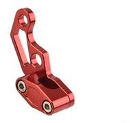 Aluminum Brake Line Clamp Protector Fit Black Aluminum Brake(Red) | aluminum clamp, protects brake lines, prevents friction, black finish, easy mount